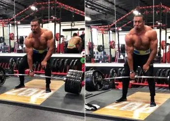 Larry Wheels One Arm Deadlift