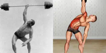 Arthur Saxon's Bent Press