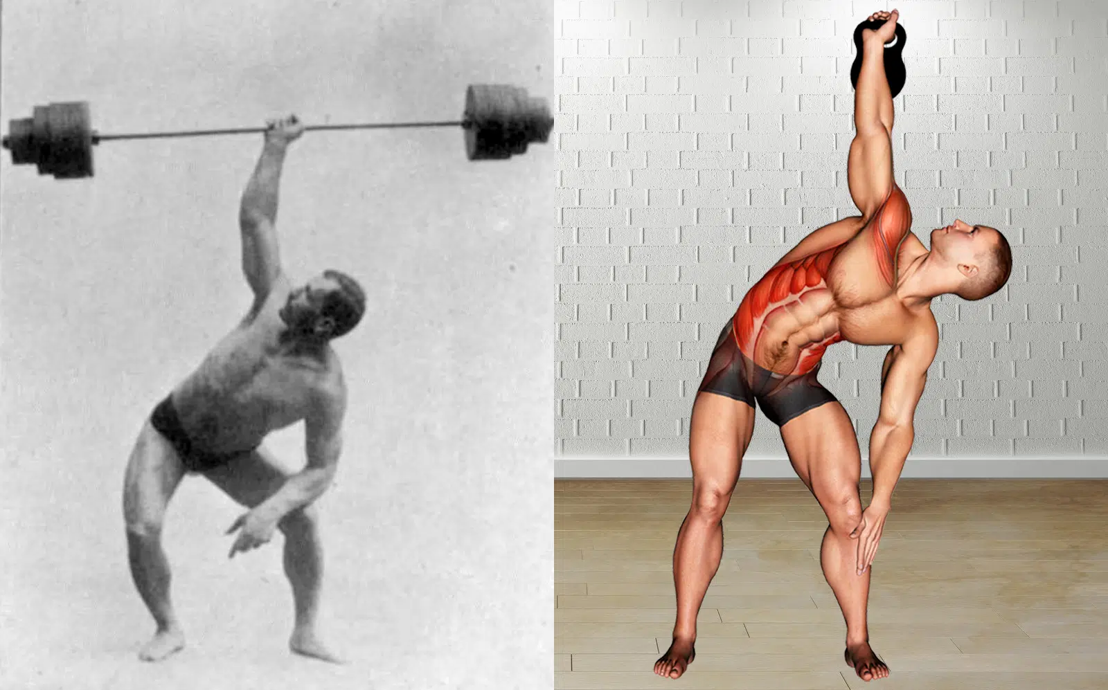 Arthur Saxon's Bent Press