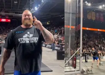 Hafthor Bjornsson Keg Toss World Record
