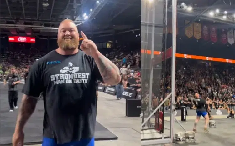 Hafthor Bjornsson Keg Toss World Record