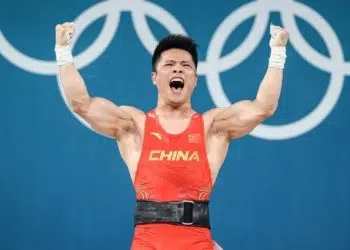 Li Fabin Snatch Olympic Record