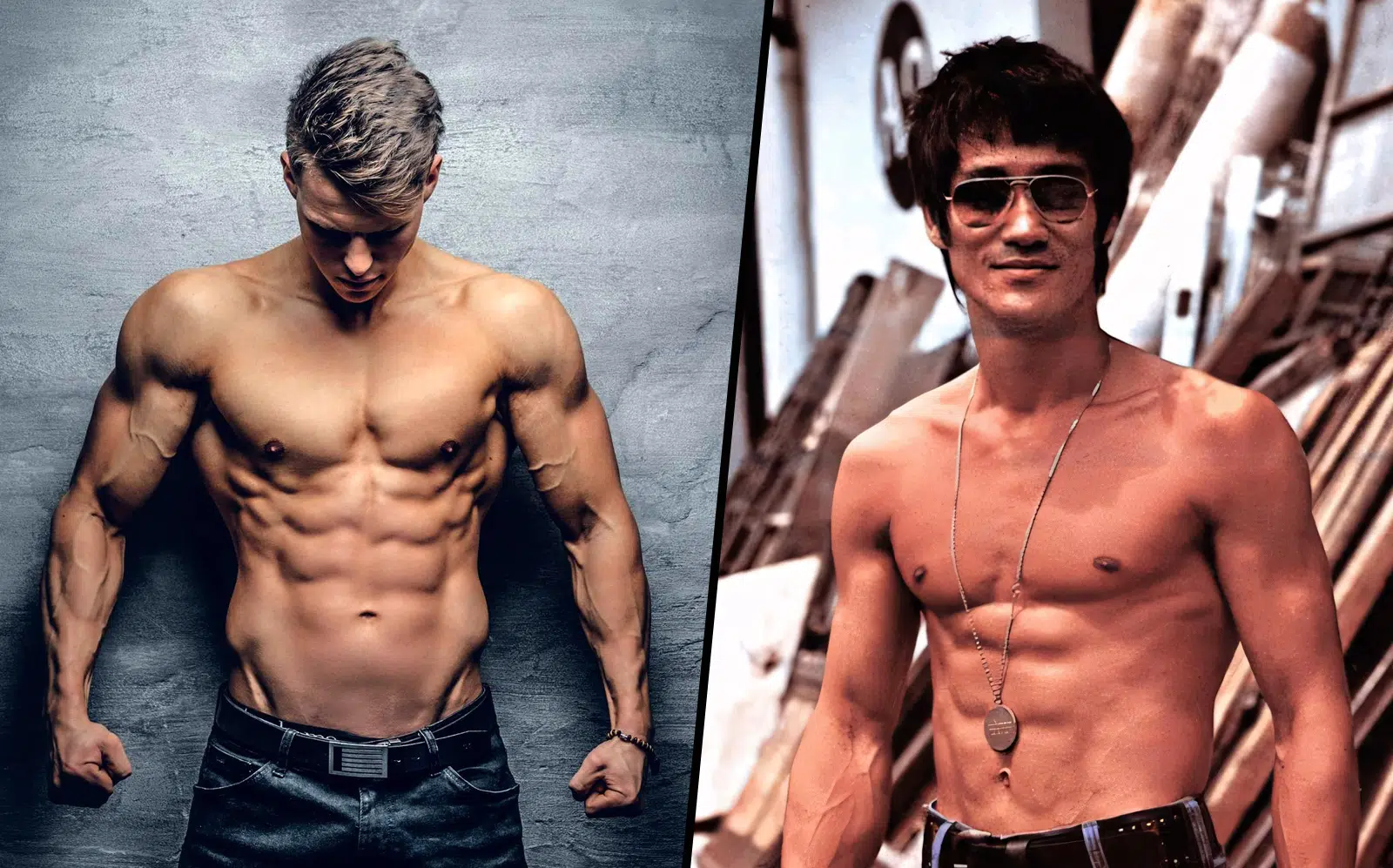 Bruce Lee Ab Training