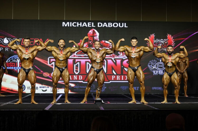 2024 Titans Pro Classic Physique Winners