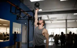 Bottoms Up Kettlebell Press