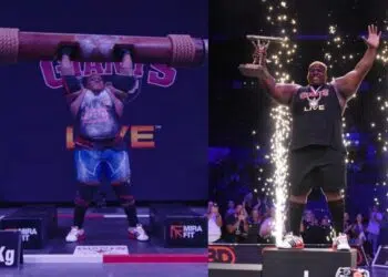 Cheick Iron Biby Sanou S 231kg Log Lift