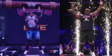 Cheick Iron Biby Sanou S 231kg Log Lift