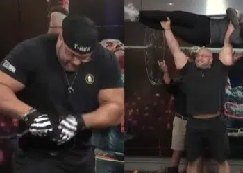 Evan Singleton Displays His Amazing Strength