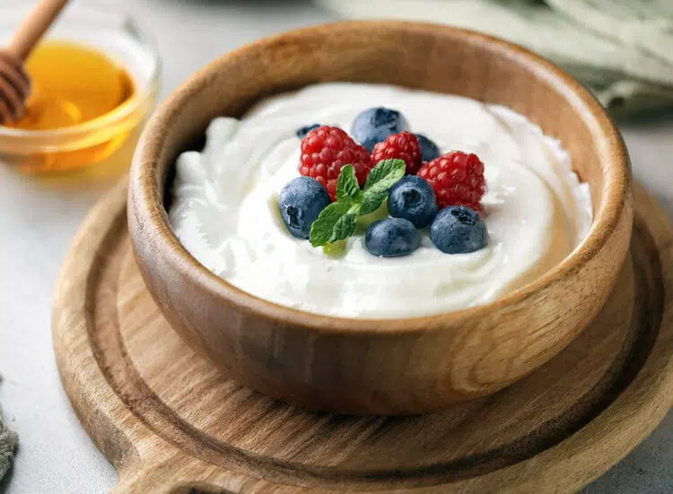 Greek Yogurt With Fresh Berries