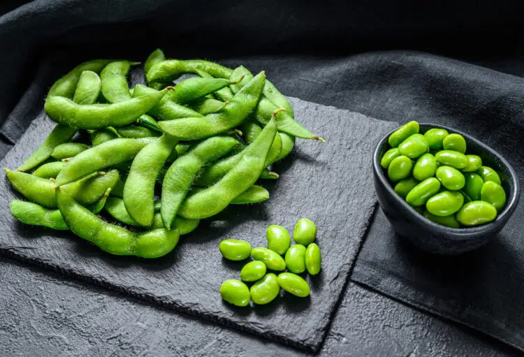 Raw Green Edamame