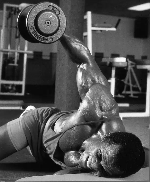 Serge Nubret doing Lateral Raises