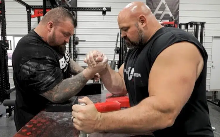 Brian Shaw Announces Arm Wrestling Match Vs Eddie Hall