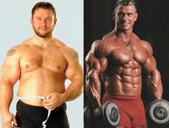 Lee Priest Bulk vs Cut