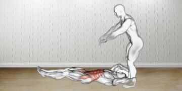 How to do Assisted Lying Leg Raise With Throw Down