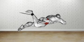 How to do Band Lying Hip Internal Rotation