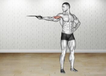 How to do Band One Arm Overhead Biceps Curl