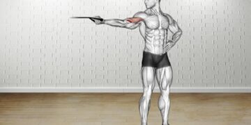 How to do Band One Arm Overhead Biceps Curl