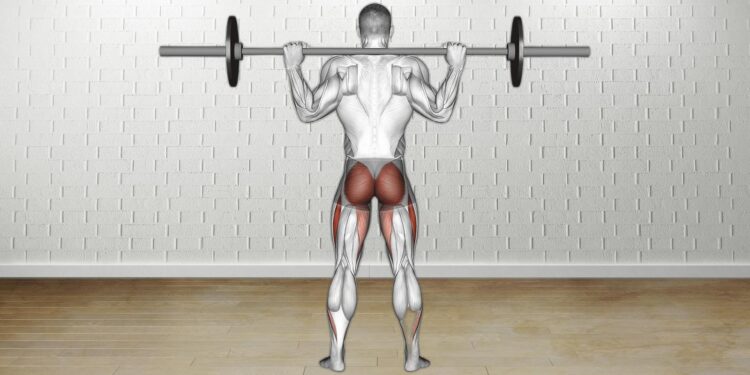 How to do Barbell Full Squat (Back Pov)