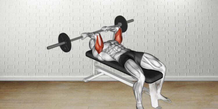 How to do Barbell Reverse Grip Skullcrusher