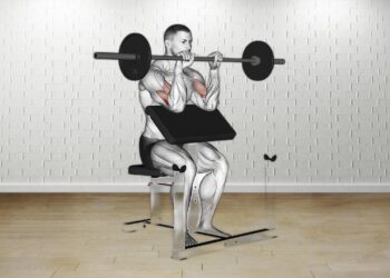 How to do Barbell Reverse Preacher Curl