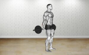 How to do Barbell Standing Back Wrist Curl