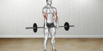 How to do Barbell Standing Reverse Grip Curl