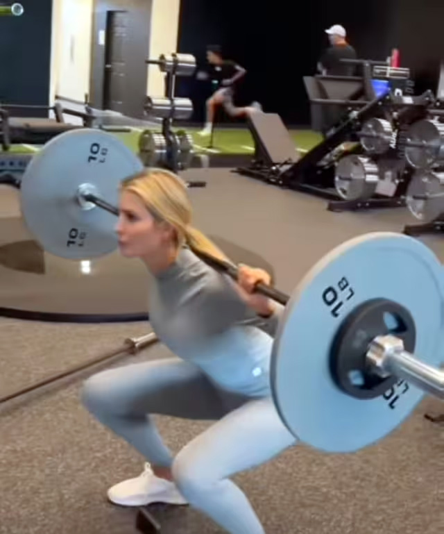 Ivanka Trump Doing Squat