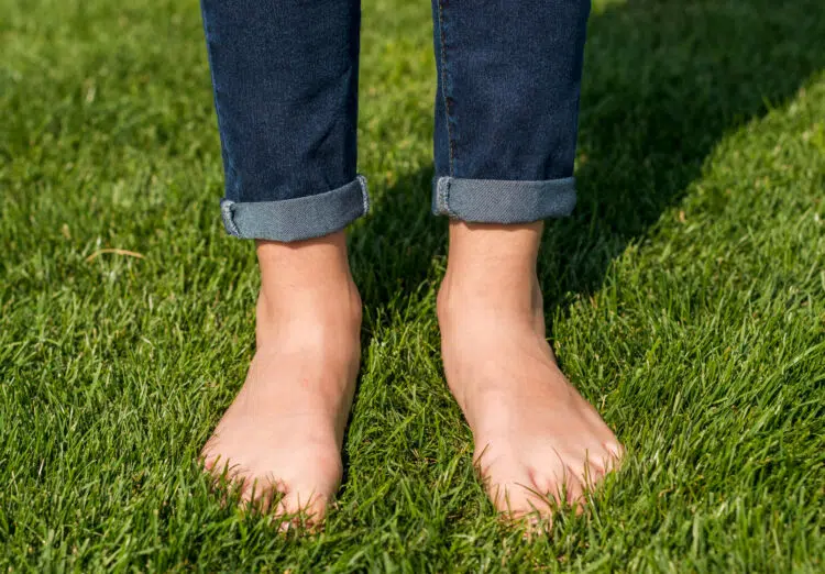 Standing On Grass