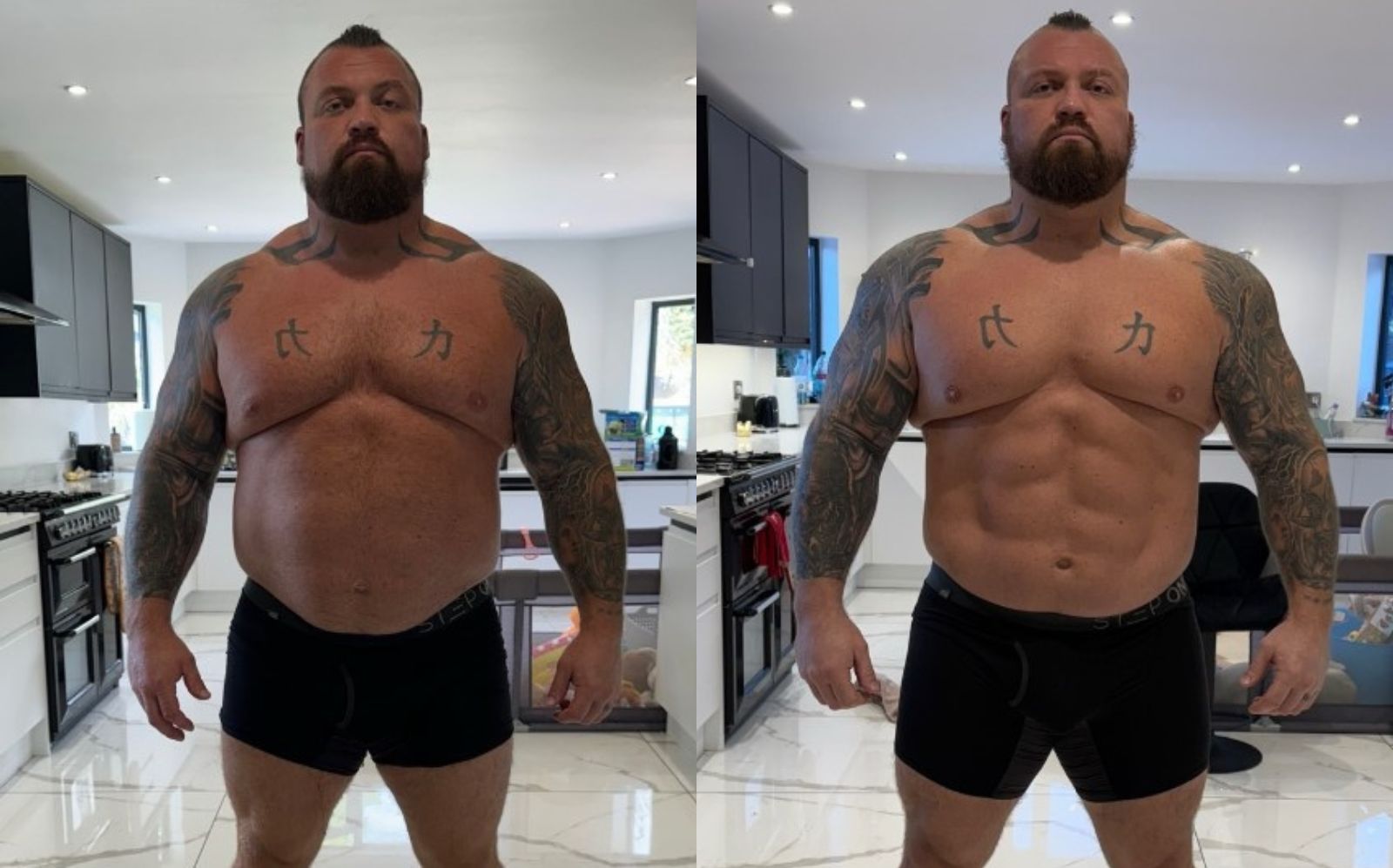 Eddie Hall Shares Insane 19.9 Fat Physique Update After 90 Days of