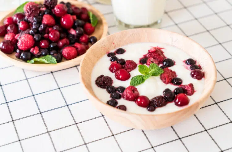 Greek Yogurt and Berries