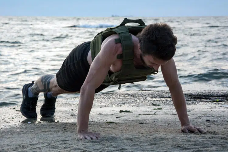 Weighted Vest Push Up