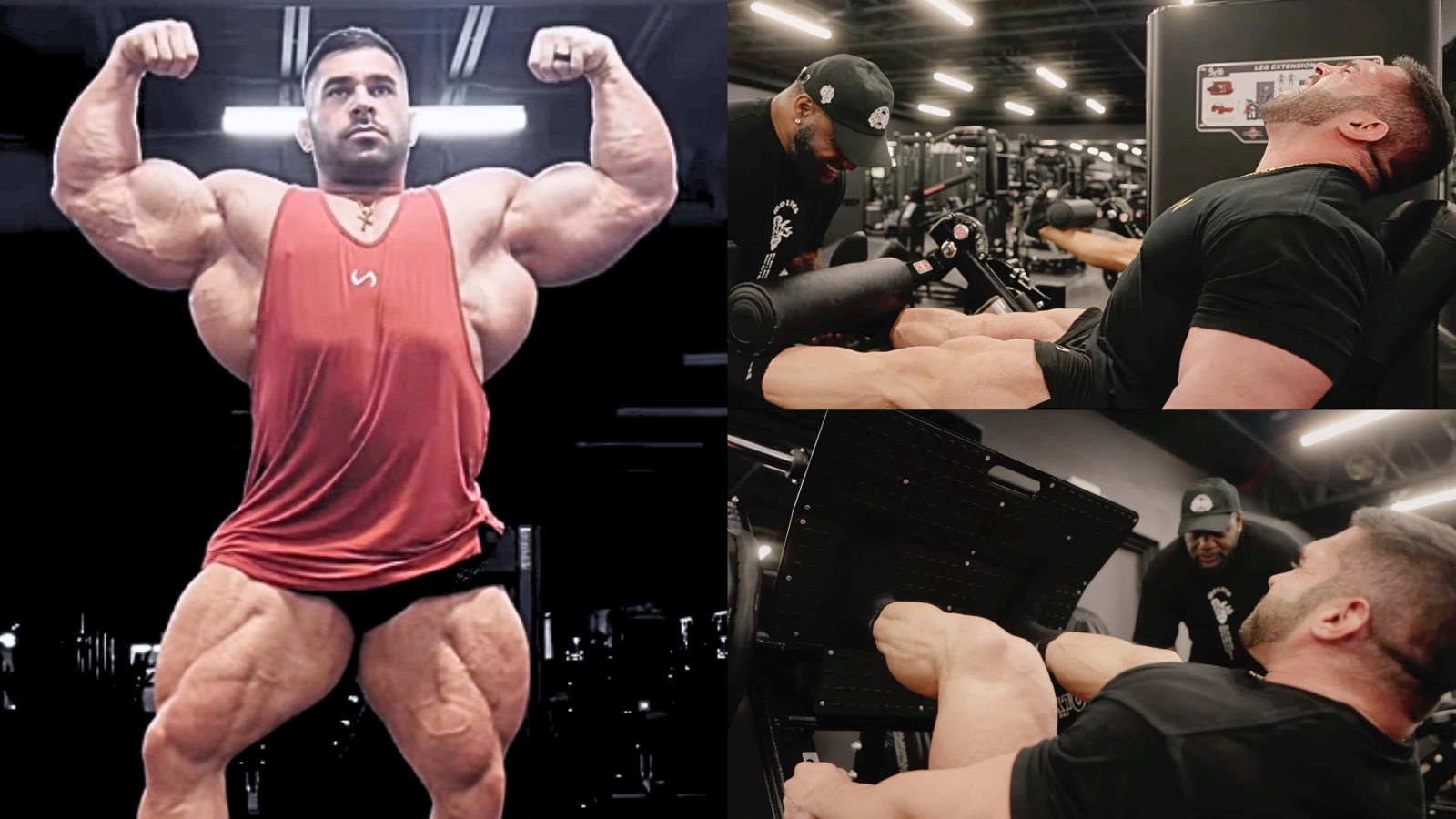 Derek Lunsford Pushes Through Punishing Leg Workout Led by Coach Chris
