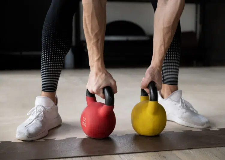 Double Kettlebell Swing