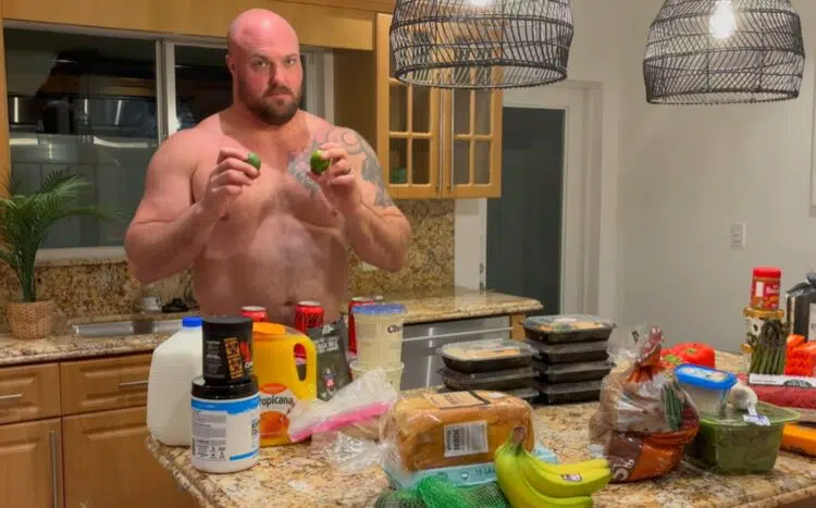 Mitchell Hooper Reveals Bulking Diet In Prep For Arnold Strongman Classic