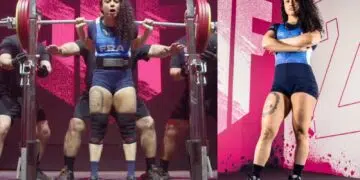 Prescillia Bavoil Sets Squat World Record