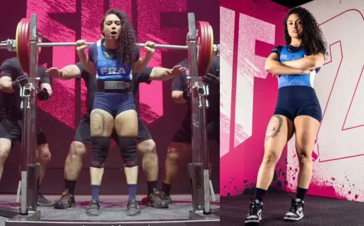 Prescillia Bavoil Sets Squat World Record