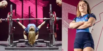 Tiffany Chapon Sets Bench Press World Record