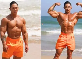 Korean Bodybuilder Kim Woong Seo