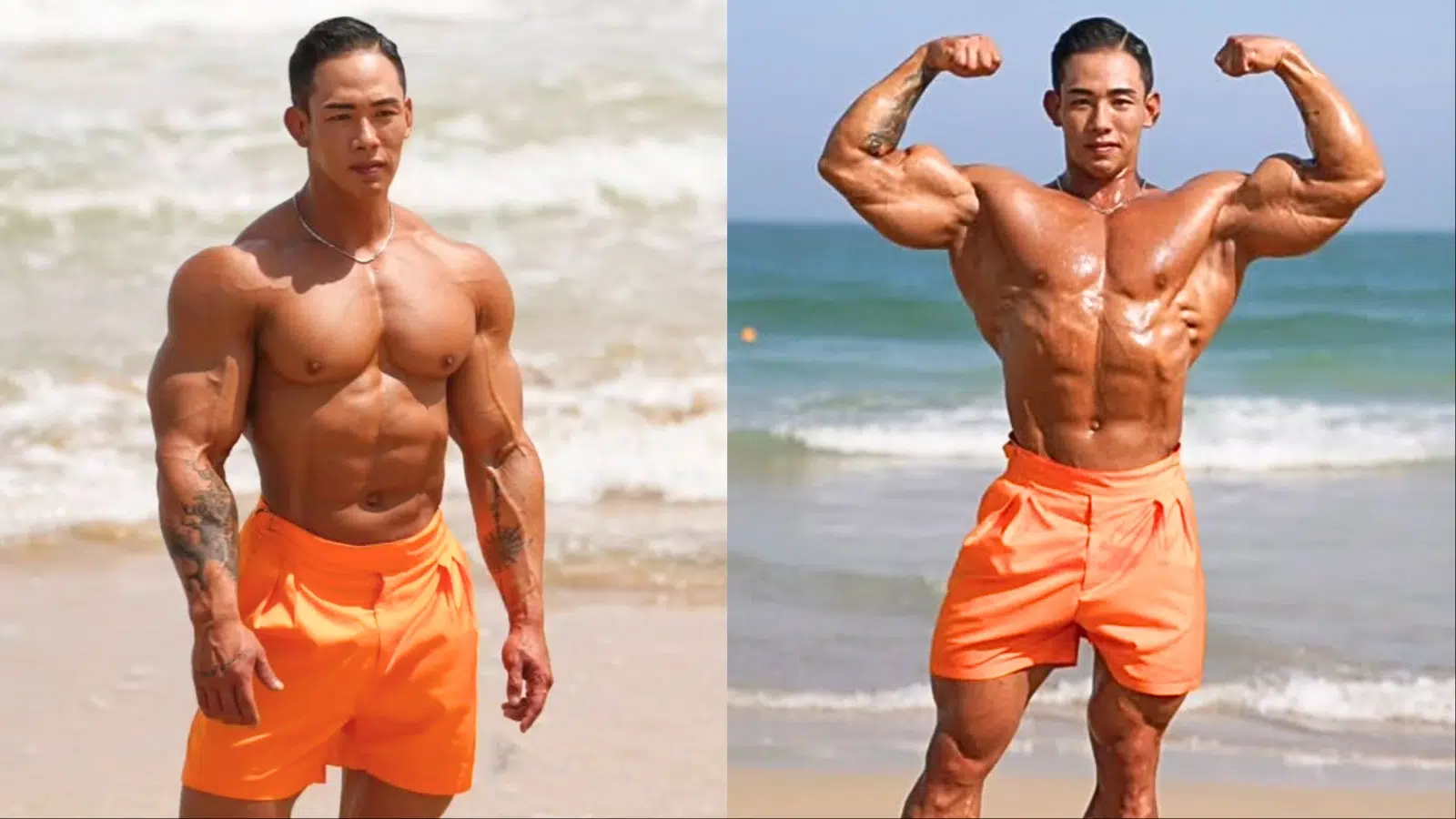 Korean Bodybuilder Kim Woong Seo