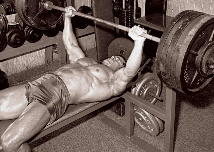 Franco Columbu Bench Press