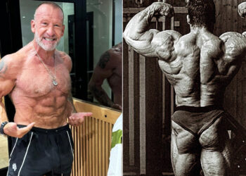 Dorian Yates Iconic Back Double Biceps