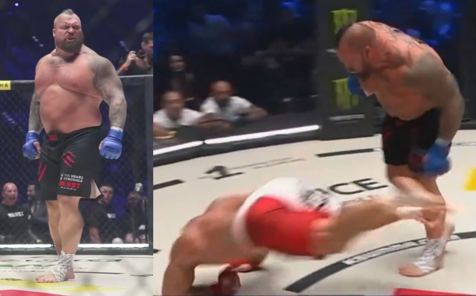 Eddie Hall Wins Mma Debut Against Mariusz Pudzianowski