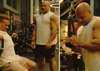 Jay Cutler With Phil Heath