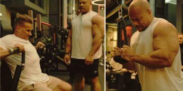 Jay Cutler With Phil Heath