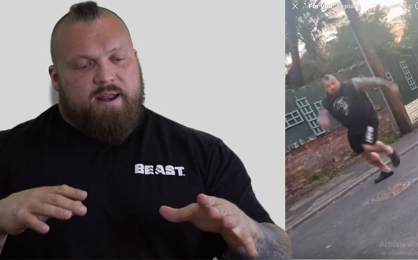 Eddie Hall Talks About Altercation With People In Front Of His Home