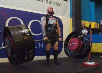 Oleksii Novikov Sets 550-kg 18-inch Deadlift World Record