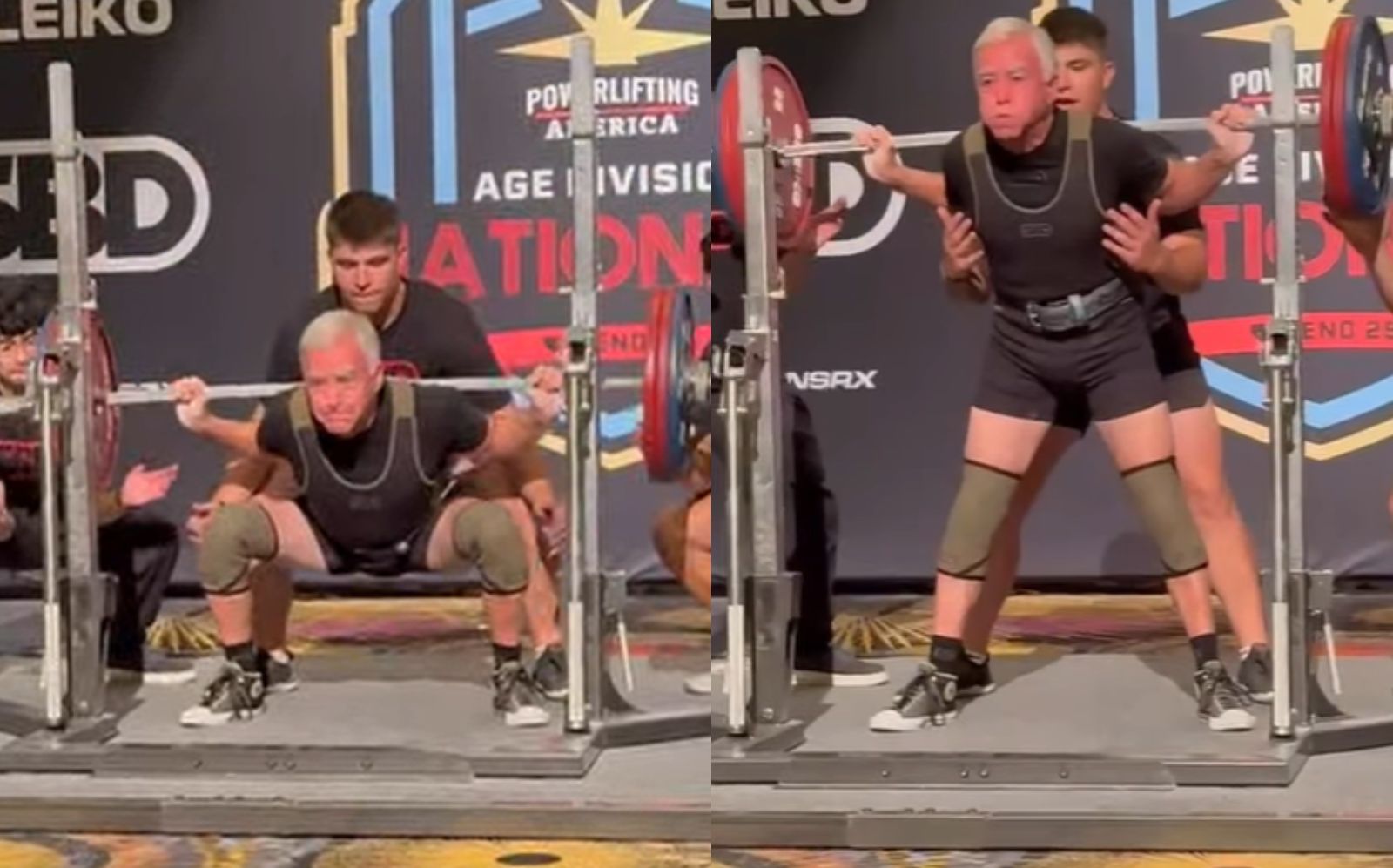 John Laflamme Sets National Squat Record