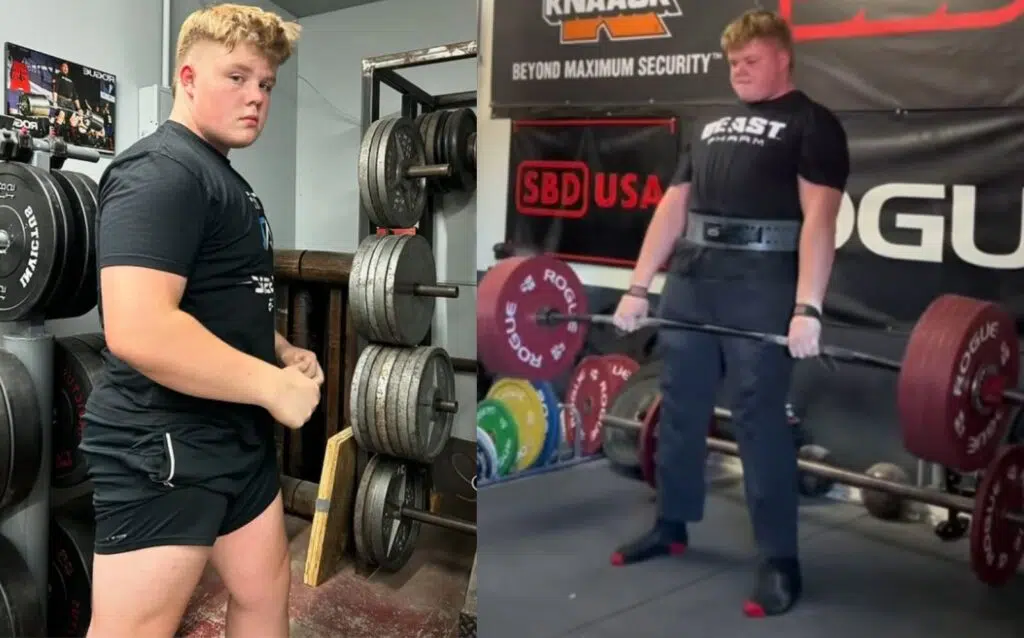 Bubba Pritchett Deadlifts 600 Lb At 14 Years Old