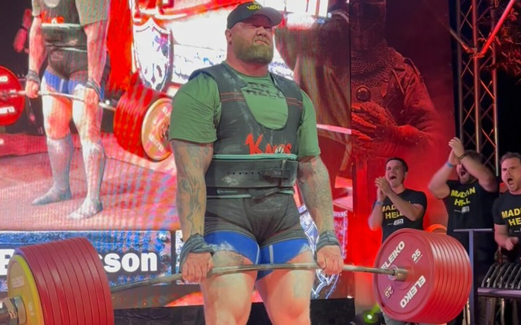 Hafthor Bjornsson Deadlifts
