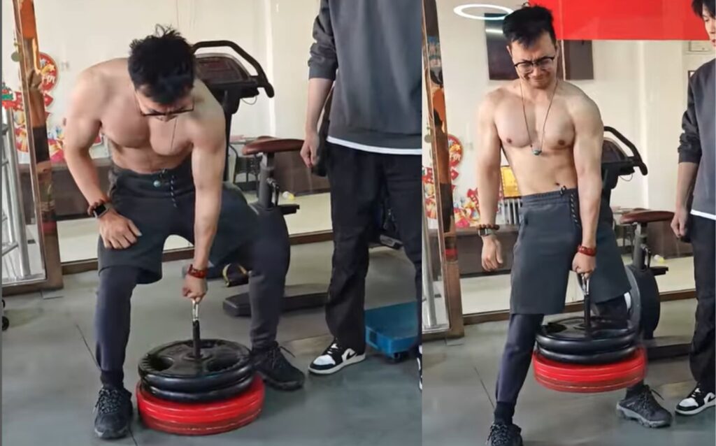 Liu Weiqiang Sets Deadlift With One Finger World Record